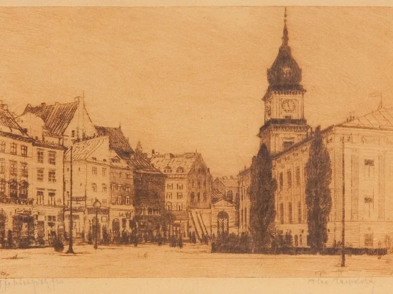 1865-Feliks Jabłczyński - Piazza del Castello